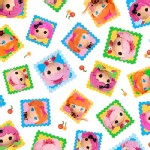 Quilting Treasures - Lalaloopsy - Toss Doll Blocks in White