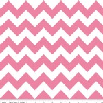 Riley Blake Designs - Chevron - Medium in Hot Pink