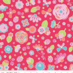 Riley Blake Designs - Flutterberry - Main Floral in Red
