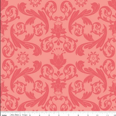 Riley Blake Designs - Kensington - Damask in Red