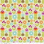 Riley Blake Designs - Little Matryoshka - Floral in Green