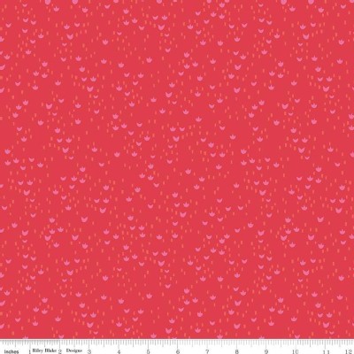 Riley Blake Designs - Little Red In the Woods - Meadow in Red