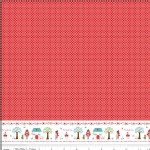 Riley Blake Designs - Little Red Riding Hood - Border in Red