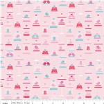 Riley Blake Designs - Lovey Dovey - Lovey Main in Pink