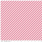 Riley Blake Designs - On Trend - Stripe in Raspberry