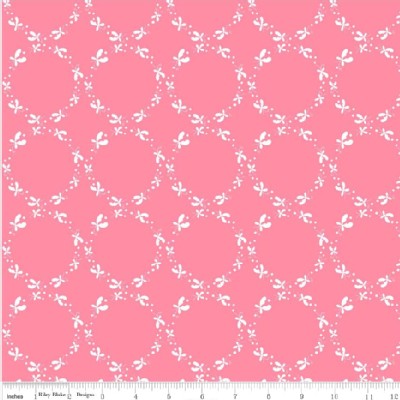 Riley Blake Designs - Others - Butterfly Dance - Circles in Pink