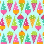 Robert Kaufman Fabrics - Desert Party - Cones in Aqua