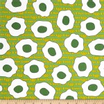 Robert Kaufman Fabrics - RK Kids - Cat In The Hat - Green Eggs and Ham in Green