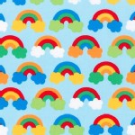 Robert Kaufman Fabrics - Wonder - Rainbows in Bright