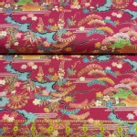Trans Pacific Textiles - TPT - Year of Dragon - Hills in Red