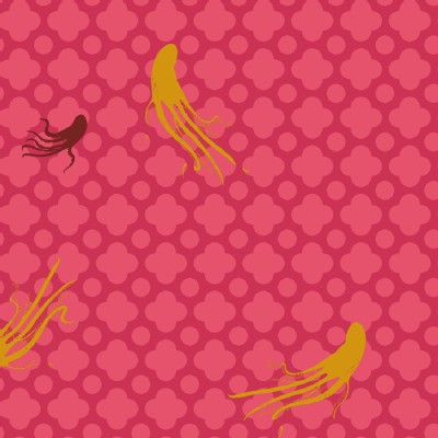Windham Fabrics - Mendocino - Octopus in Dark Pink